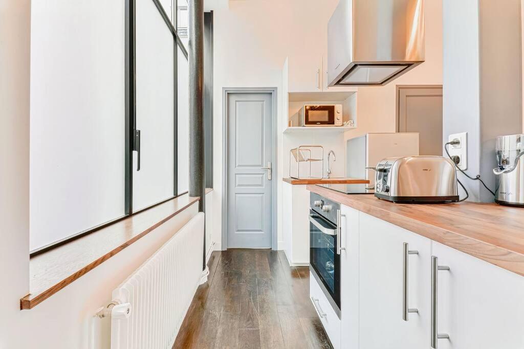 Renovated Design Apartment In Montparnasse Paris Dış mekan fotoğraf